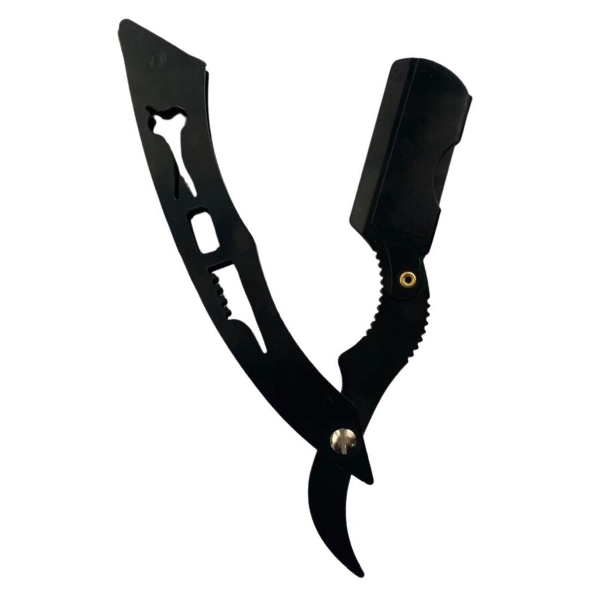 COMPRASMART CHILE - Navajin Negro Razors Inoxidable Para Barbero Peluqueria