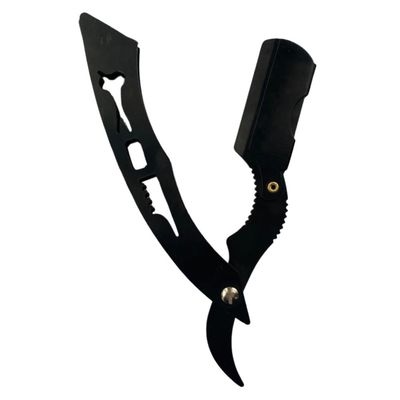 Imagen 2 del producto Navajin Negro Razors Inoxidable Para Barbero Peluqueria