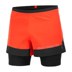 SALOMON - Short Hombre Cross 2In1 Shorts M Ro