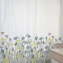 MARGARITA SCHEEL BY CASA ALVARINHO - CORTINA DE BAÑO ALGODÓN JARDÍN AGAPANTOS