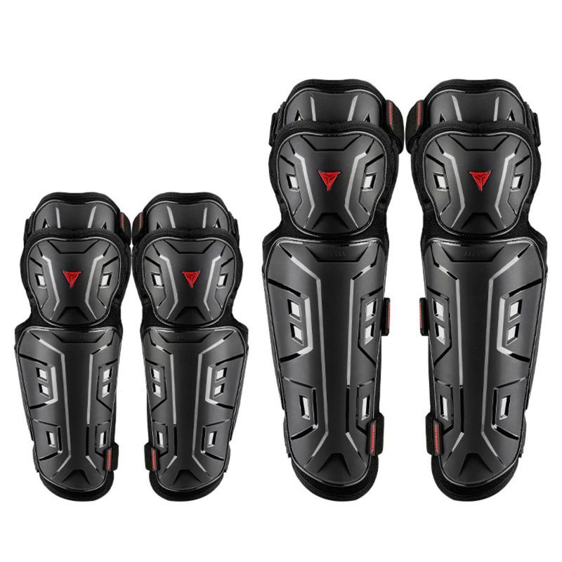 MOTOWOLF - Pack de Rodilleras Largas y Coderas Para Motociclismo Motowolf 1029HJ