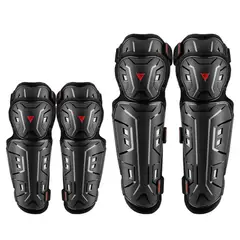 MOTOWOLF - Pack de Rodilleras Largas y Coderas Para Motociclismo 1029HJ