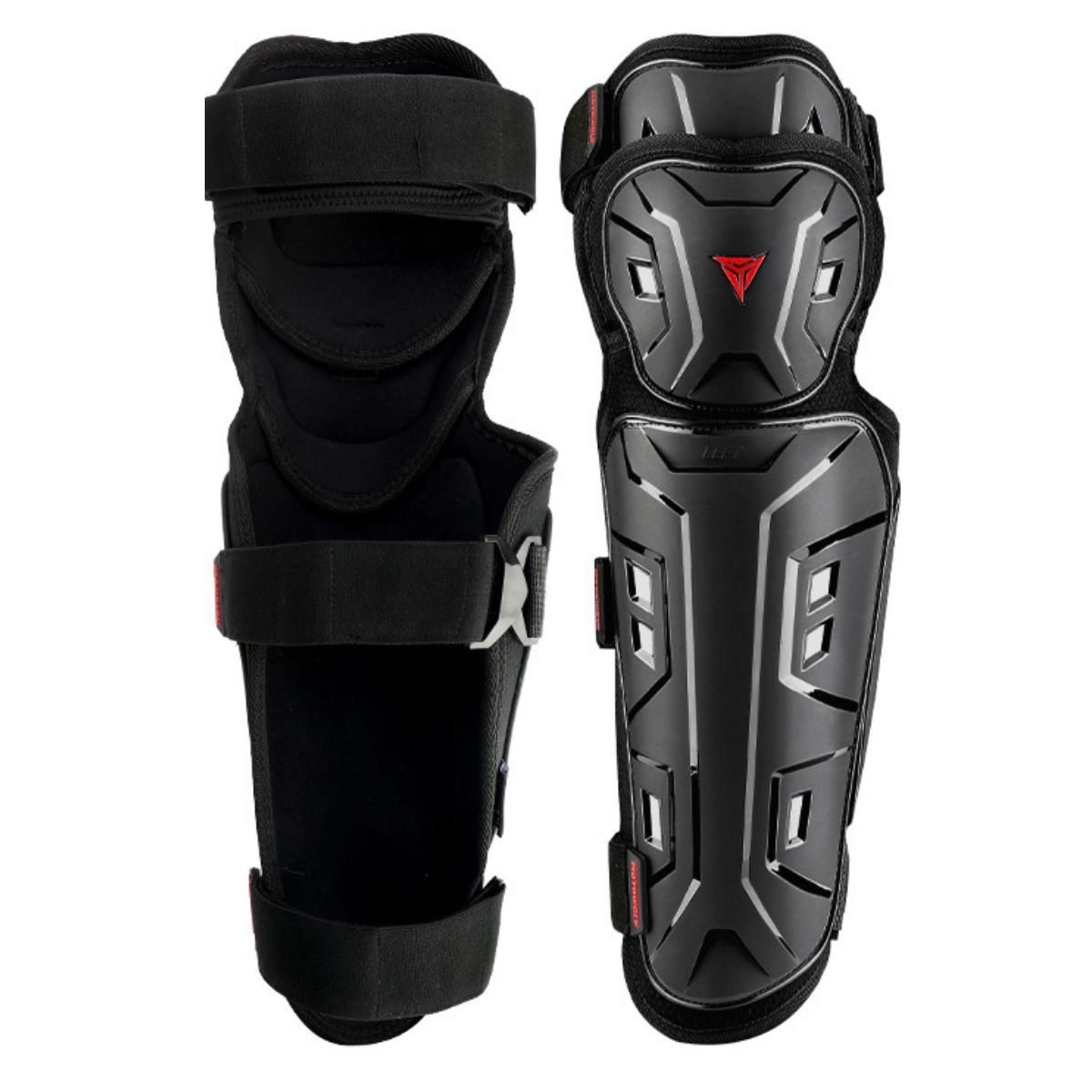 MOTOWOLF - Rodilleras largas  Con Correas Ajustables Motowolf 1029HX