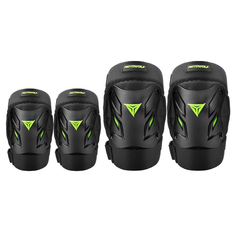 MOTOWOLF - Rodilleras y Coderas para Motociclismo y Deportes Y  MOTOWLOF 1034-G