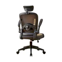 LUBABYCAS - Silla de Escritorio Con Apoya Cabeza Negra By