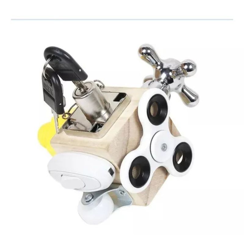 JUGUETERIA ESTELAR - Cubo de Juguete Sensorial Llave