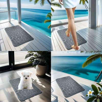 Imagen 2 del producto Alfombra De Baño Absorbente Suave Bajada De Baño Rosa