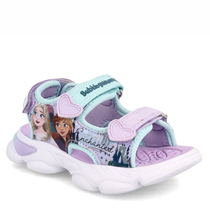 BUBBLE GUMMERS - Sandalia  Niña Bubblegummers Frozen 3 Lila-Aqua