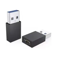 GENERICO - Pack 2 Adaptador Usb 3.0 Tipo A Macho Tipo C Hembra