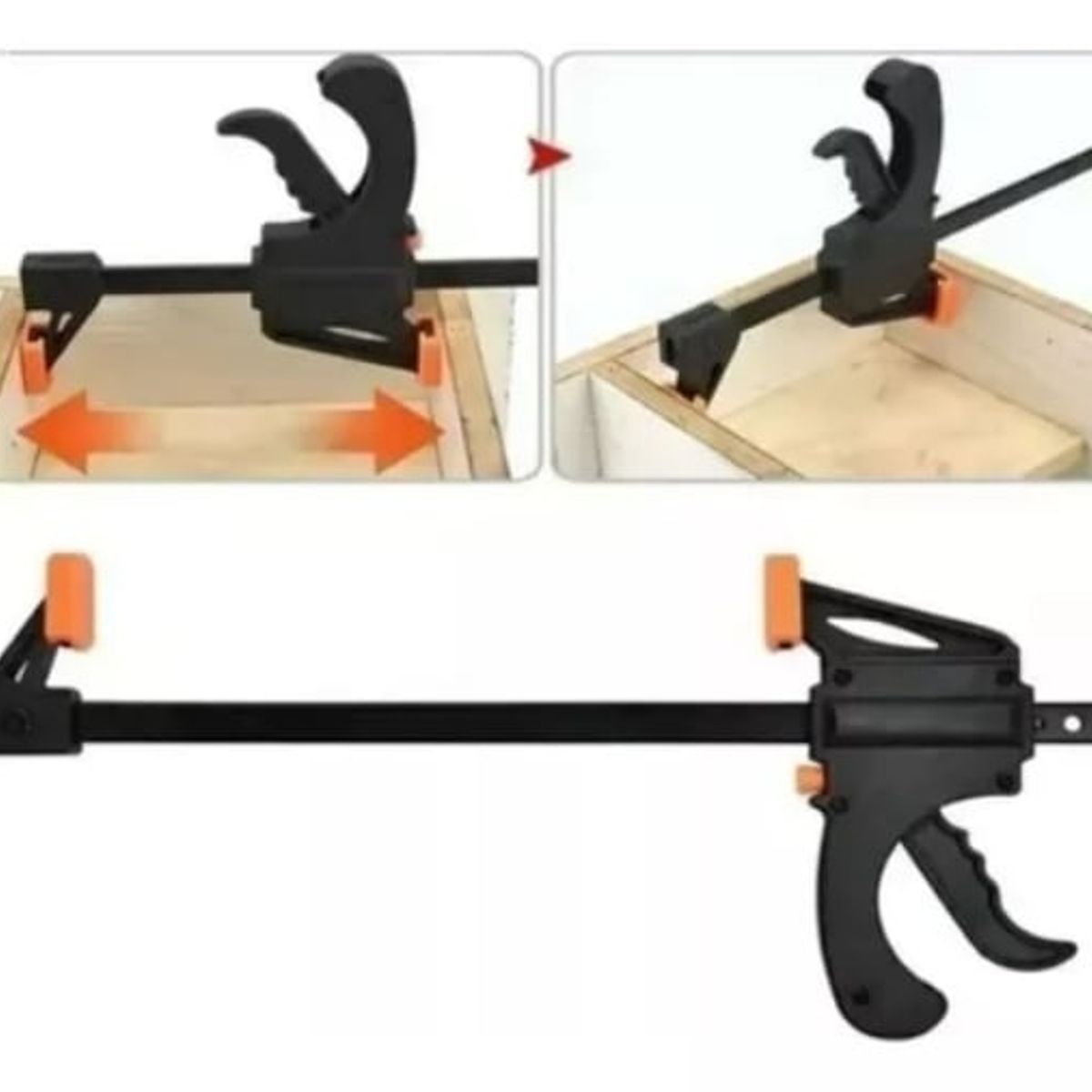 MAKAWA - Prensa Rapida Para Madera 30 Pulgadas Sargento Carpinteria