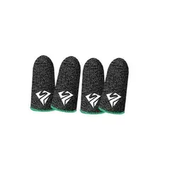 GENERICO - Pack 4 Dedales Gamer Fundas Para Dedos Juegos Pugb Cod Freefire Verde