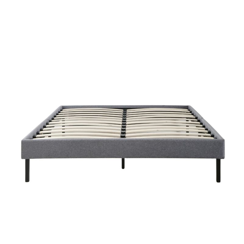 5 SUEÑO - Base de Cama 2 Plazas Europea Moderna Gris