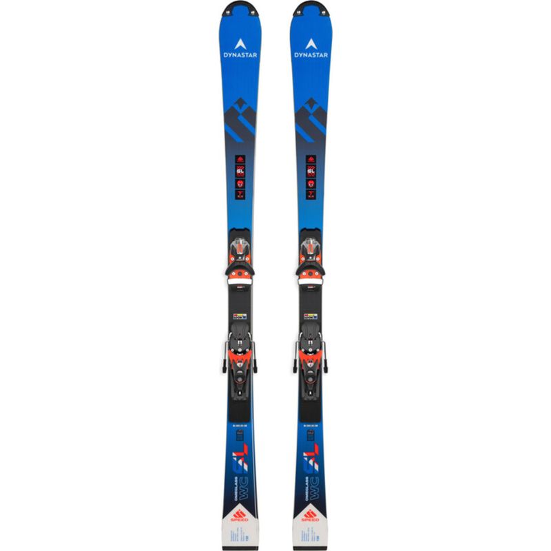 DYNASTAR - Dynastar Skis SPEED OMEGLASS WC SL 150 R22 y Fijaciones Look SPX 12 ROCKERACE GW HOT RED DYNASTAR
