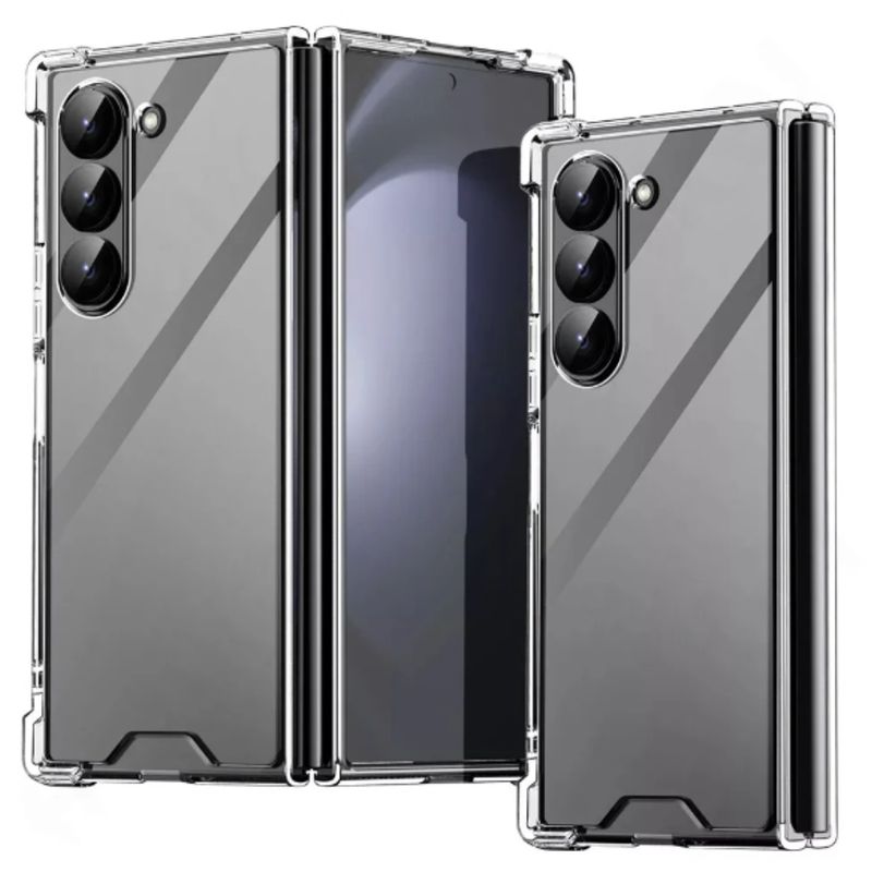 GENERICO - Carcasa Para Samsung Z Fold 6 Transparente Reforzada