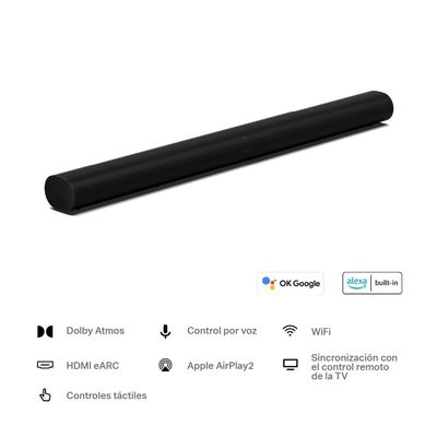 Imagen 2 del producto Soundbar Arc TV Wi-Fi Wireless Speaker Negro
