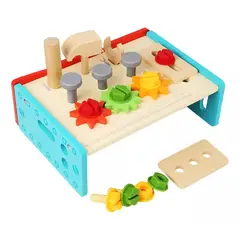 JUGUETERIA ESTELAR - Juego Herramientas de Madera para niños