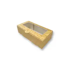 GENERICO - Pack 10 Cajas Café Ideal Para 2 Alfajores Galletas 14x7x4cm
