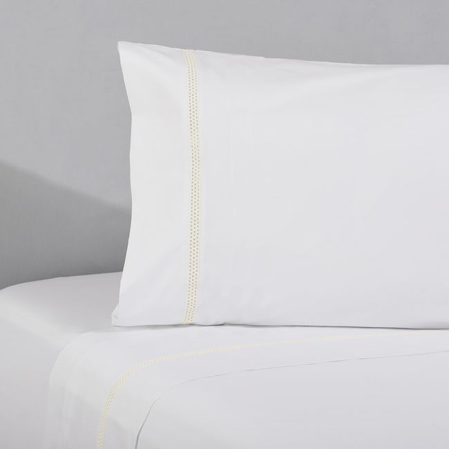 NINA HERRERA - Sábana Básica Manu Bicolor 220 Hilos 1,5 Plaza