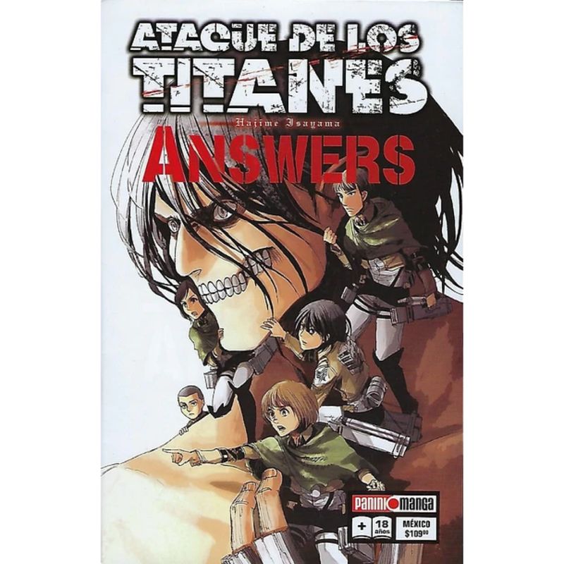 PANINI MÉXICO - ATAQUE DE LOS TITANES ANSWERS - PANINI MANGA