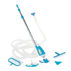 INTEX - Kit de Mantenimiento Deluxe para Piscinas Con Mango Telescópico