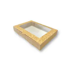 GENERICO - Pack 10 Cajas Café Ideal Para 12 Alfajores Galleta 26x19x4cm