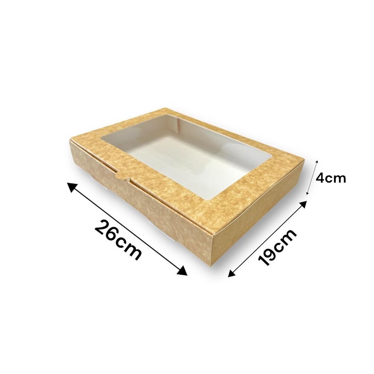 GENERICO - Pack 10 Cajas Café Ideal Para 12 Alfajores Galleta 26x19x4cm