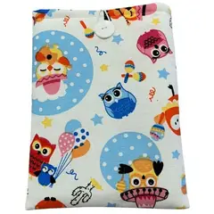 GENERICO - Funda De Tela Para Libros Diseño Buhos