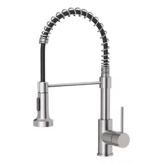 EVEREEN - Grifo Llave Lavaplatos Monomando Cocina Extensible Inoxidable-