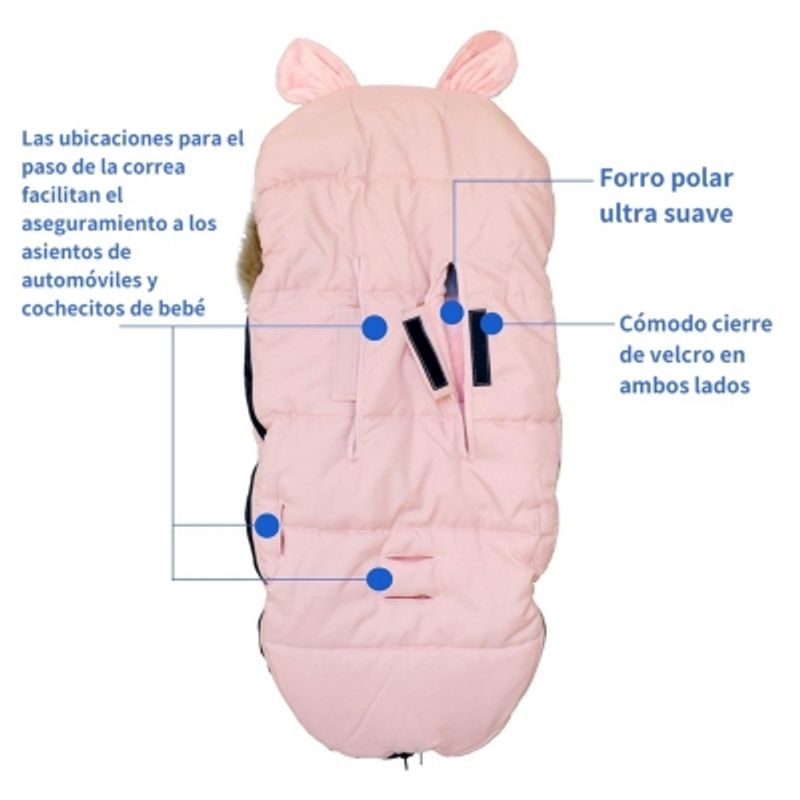 EVEREEN - Saco De Dormir Cuna Nido Colecho Cojín Colecho Para Bebé