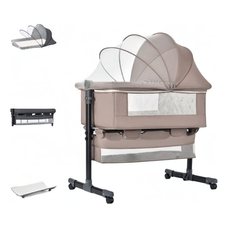 EVEREEN - Cuna Colecho Para Bebé + Cesta+ Mosquitero + Cambiador