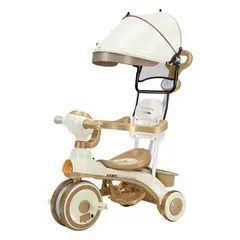 EVEREEN - Triciclo Infantil Musical Con Luz Multifuncion Para 2-6 Años-_