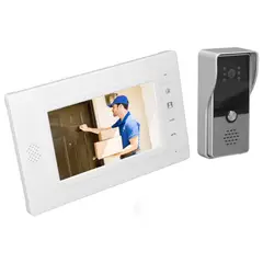 EVEREEN - Kit Video Portero Impermeable + Lcd 7 Pantalla-