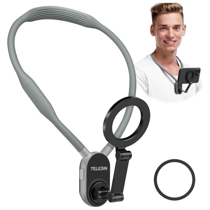 EVEREEN - Telesin Soporte Magnético De Cuello Para Teléfono iPhone Etc-