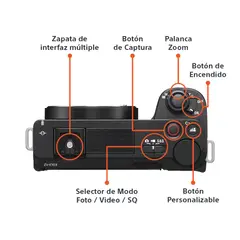 SONY - Cámara Alpha ZV-E10 II para vlogs