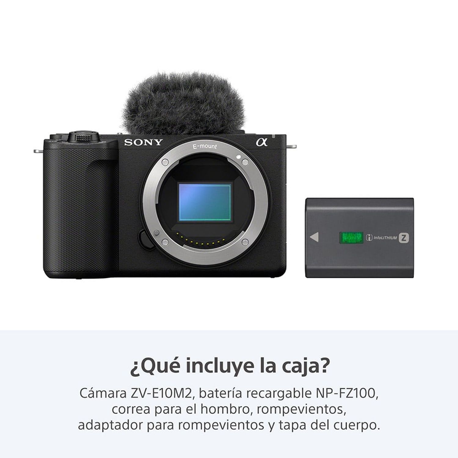SONY Cámara Alpha ZV-E10 II para vlogs | Falabella Chile