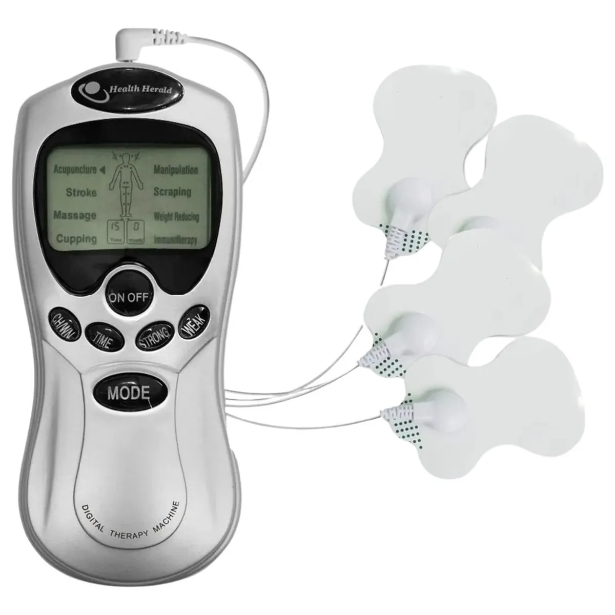 IMPORTCLICK - Electrofísico Tens Electro Estimulador De 4 Parches