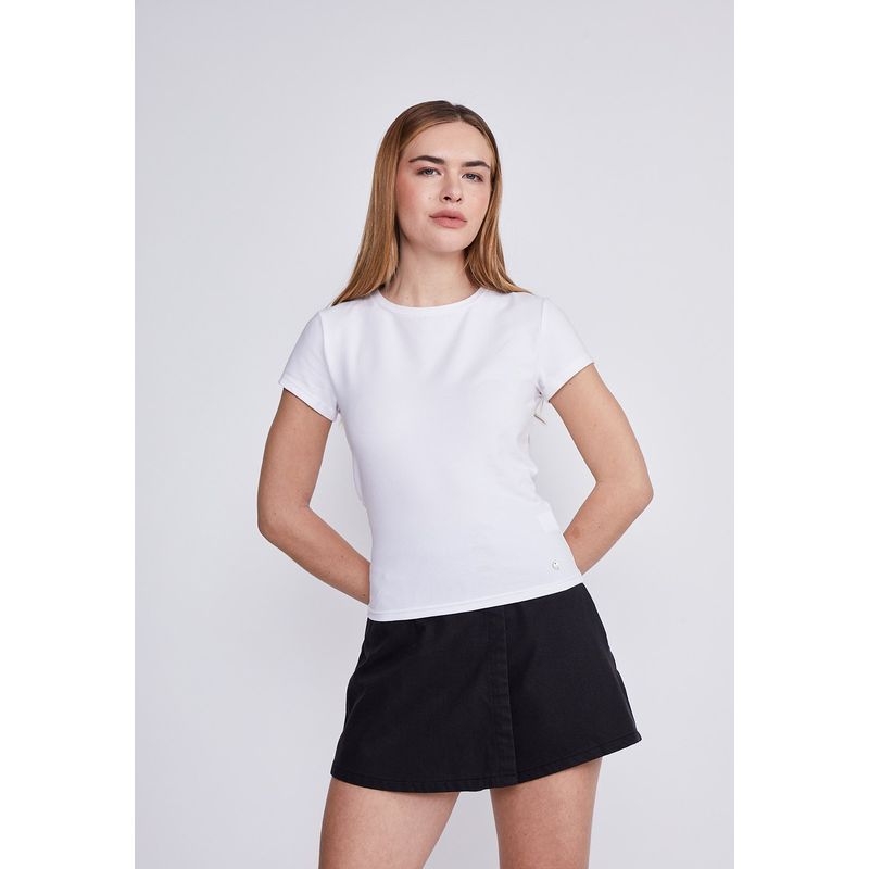 SIOUX - Polera Mujer Crudo Tipo Peto Sioux