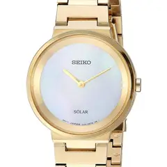 SEIKO - Reloj Mujer Solar Dorado SUP386