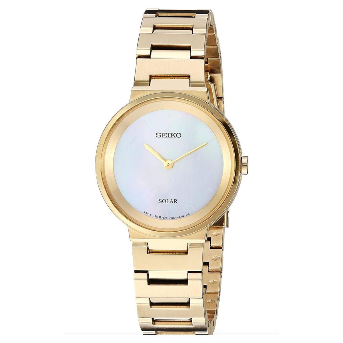 SEIKO - Reloj Seiko Mujer Solar Dorado SUP386