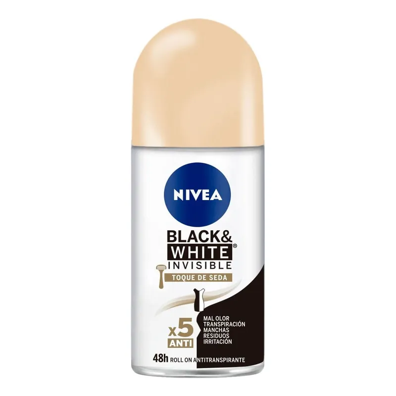 NIVEA - NIVEA DESODORANTE ROLLON B & W GOLD X 50 ML