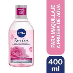 NIVEA - FACE AGUA MICELLAR BIFASICA ROSES X 400 ML.-