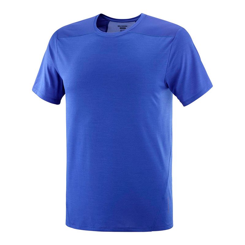 SALOMON - Polera Hombre Outline Ss Tee M Az Salomon