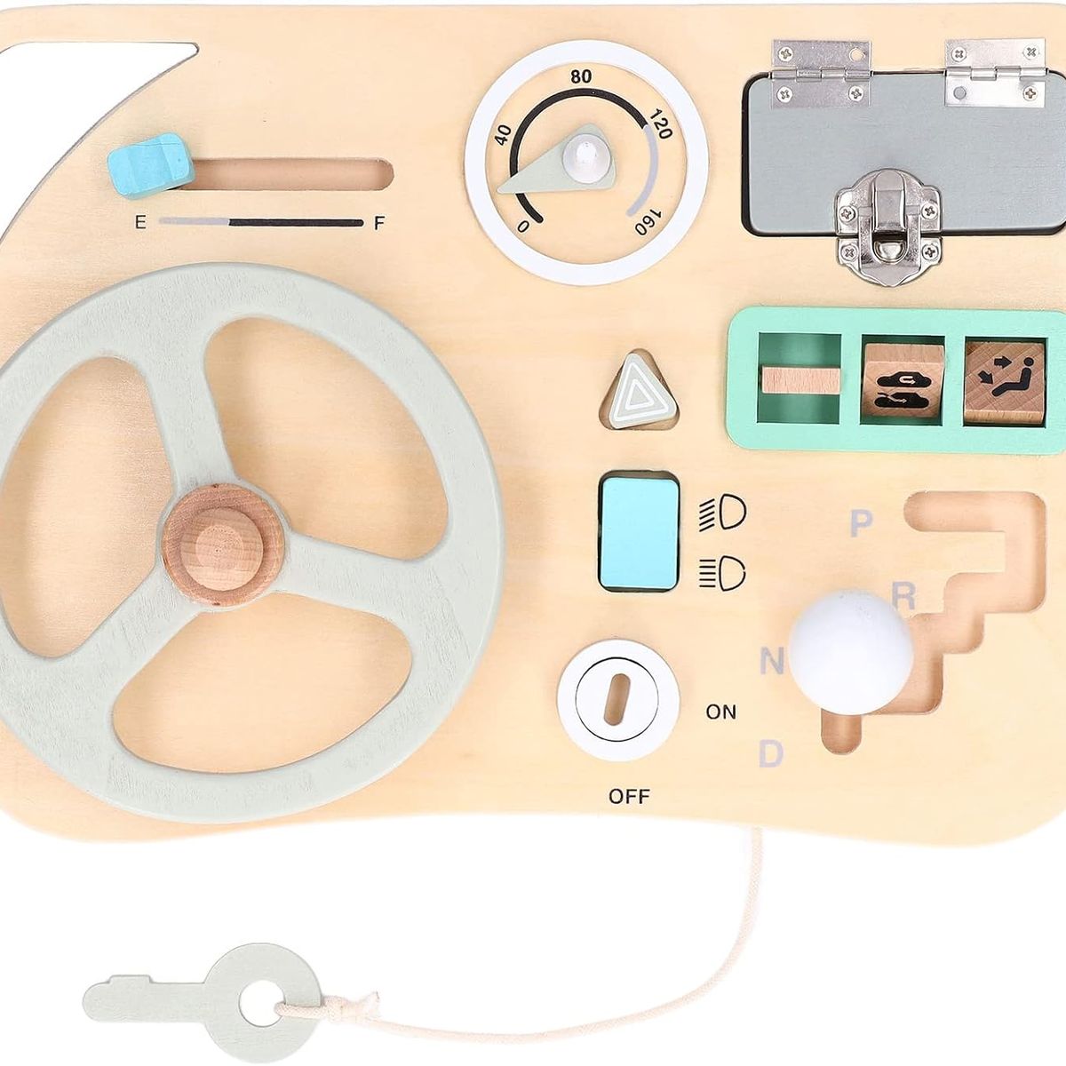 JUGUETERIA ESTELAR - Volante Didáctico Manubrio de Madera