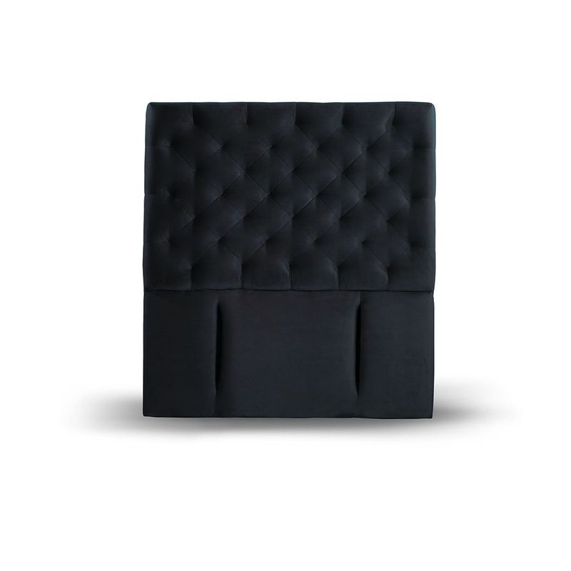 LATAM HOME - RESPALDO BRESCIA TELA NEGRO 1 PZA