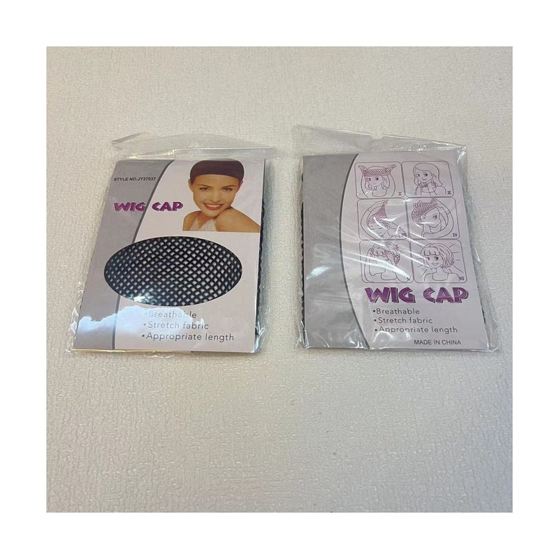 GENERICO - Pack 10u Wig Cap Malla Para Ponerse Peluca Negro