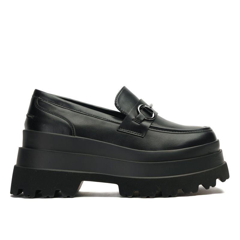CHINITOWN - Mocasín Mujer Negro Leonie Chinitown