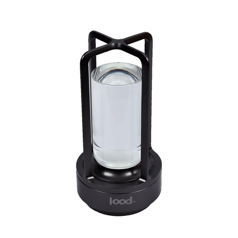 KALTEMP - Lámpara de Mesa Inalámbrica Lood Sirius BLACK