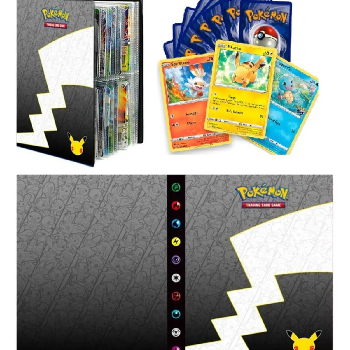 POKEMON - ALBUM CARTAS POKEMON 160 + 100 CARTAS ORIGINALES