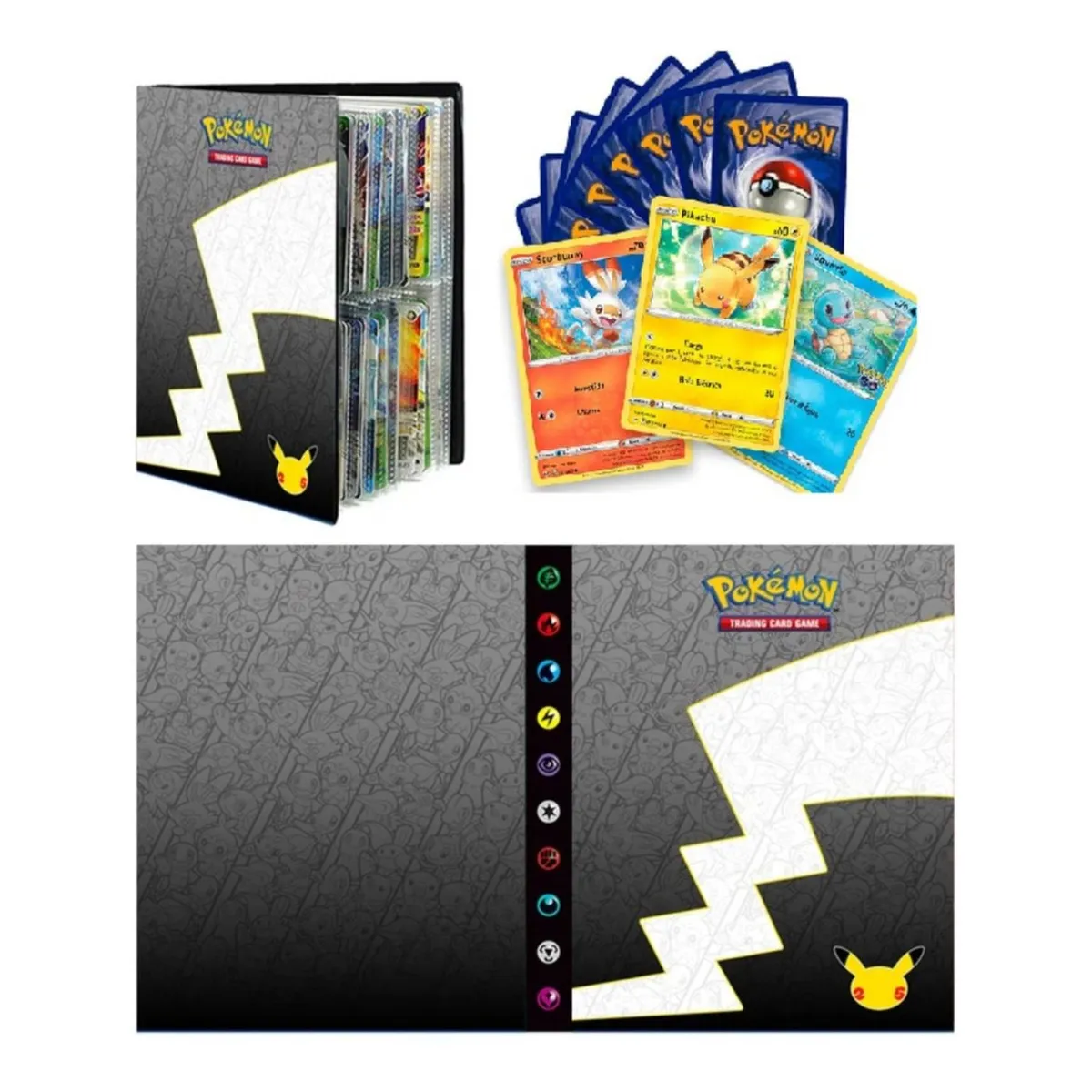 POKEMON - ALBUM CARTAS POKEMON 160 + 100 CARTAS ORIGINALES