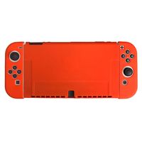 Carcasa Funda Protectora Para Nintendo Switch Oled Silicona Rojo